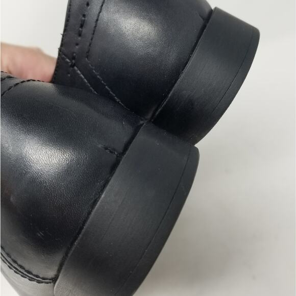 Steve Madden Men's Leather Black Trennt style Lace Up Dress Shoes Oxfords Size10 - Picture 9 of 14